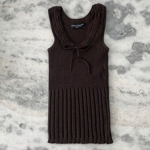 Dolce & Gabbana sleeveless knit top